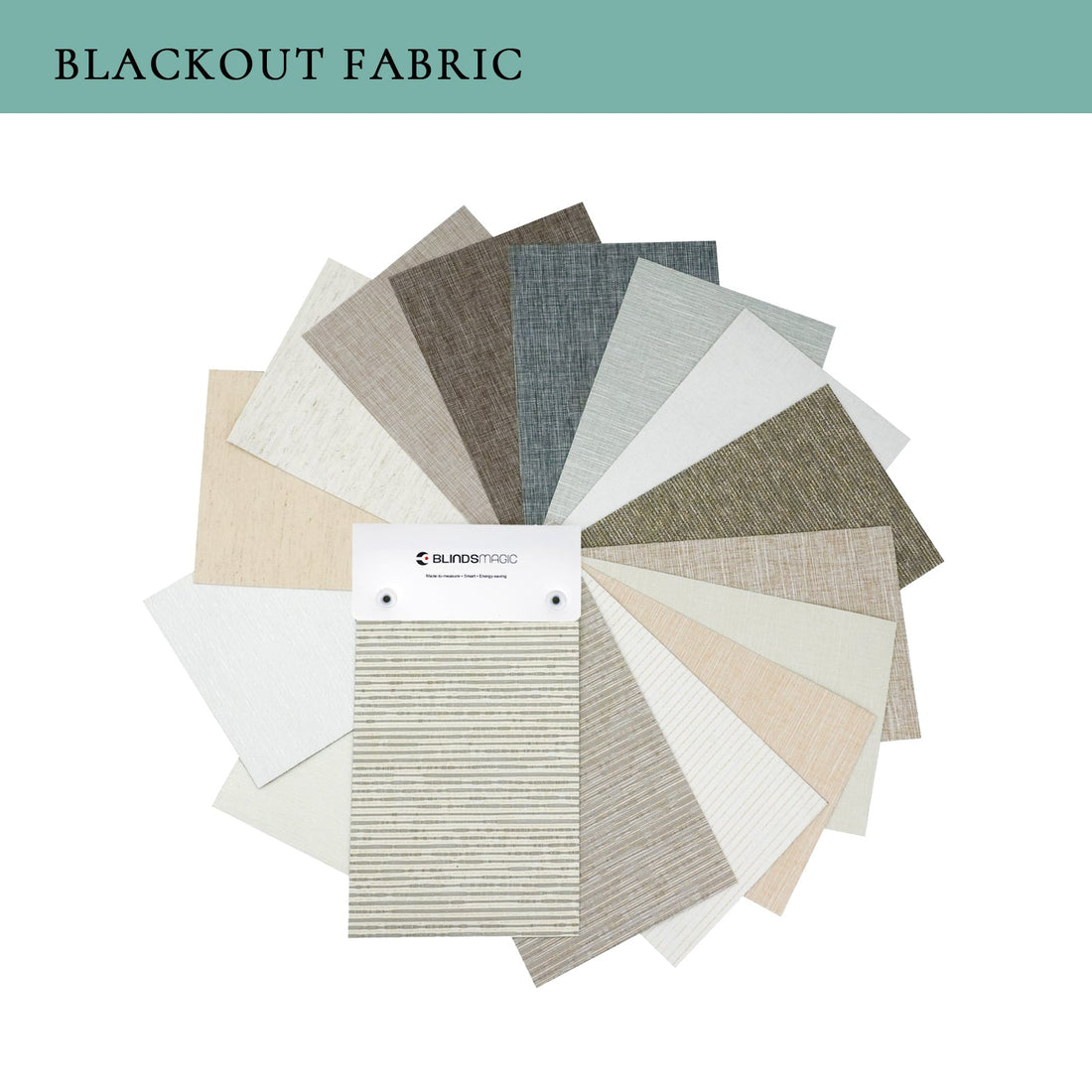 Roller Shades 100% Blackout Fabric Samples