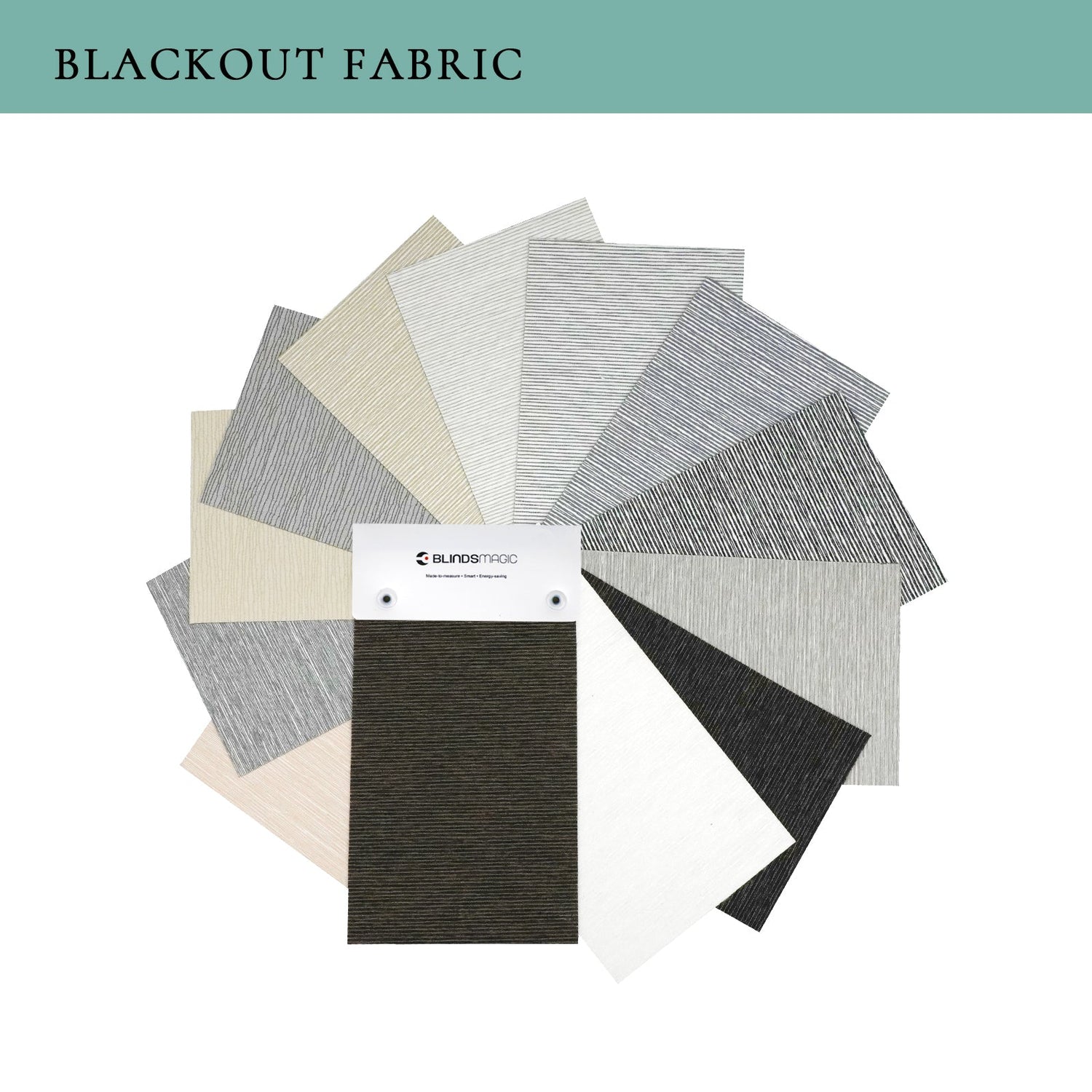 Roller Shades 100% Blackout Fabric Samples