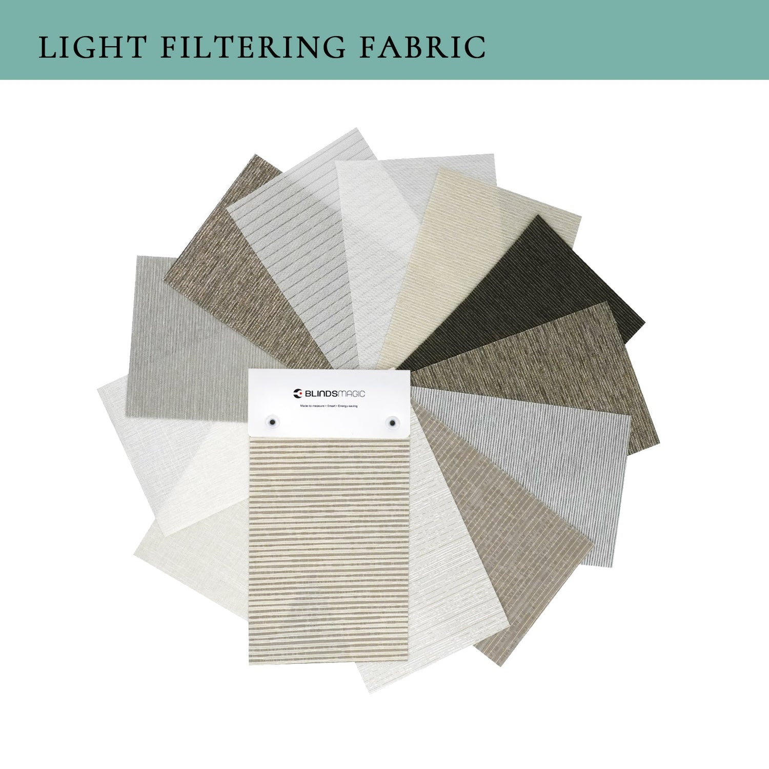Roller Shades Light Filtering Fabric Samples