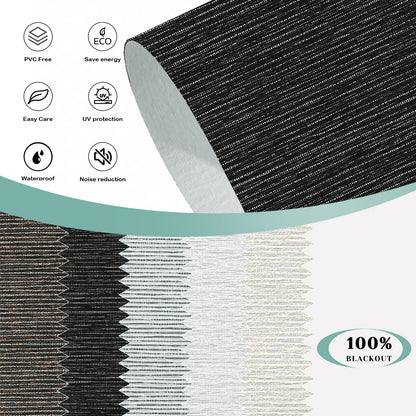 BlindsMagic Smart Motorized Roller Shades 100% Blackout Klamath