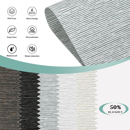 BlindsMagic Smart Motorized Roller Shades 50% Blackout Klamath