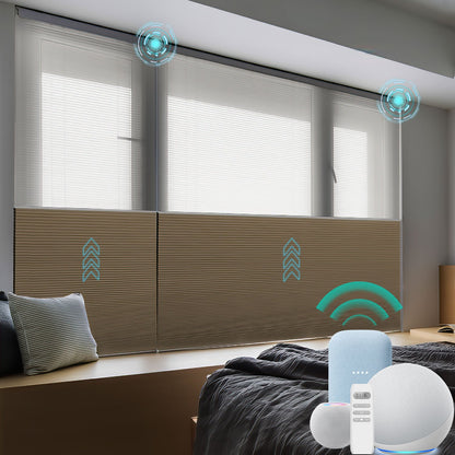 BlindsMagic Day and Night Motorized Cellular Shades - BlindsMagic