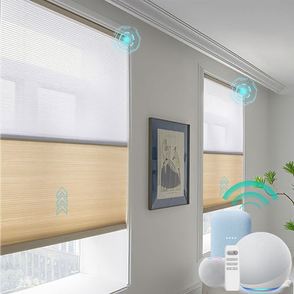 BlindsMagic Day and Night Motorized Cellular Shades - BlindsMagic